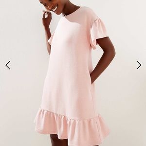 Loft pink knit dress